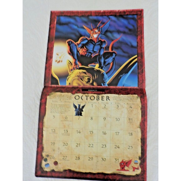 Magic The Gathering 1997  Wall Calendar 12 Magic Art Paintings 12x14 inches EUC - Picture 9 of 14